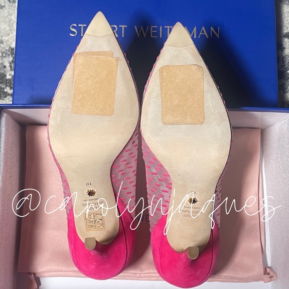 Stuart Weitzman Tasha Pointed Toe Pumps - Picture 7 of 10